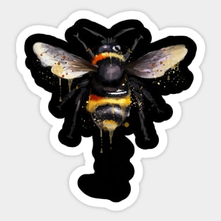 Let It Bee Watercolor Sticker